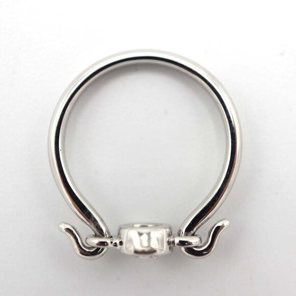 Tiffany & Co Swan Ring Diamond Platinum Pt950 6.5 3.2 - Picture 8 of 9